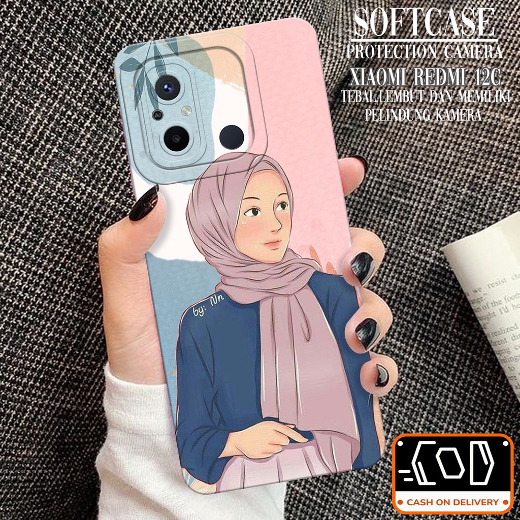 HP ล่าสุด Xiaomi Redmi 12C Softcase - เคส Xiaomi Redmi 12C ล่าสุด - เคส Pro Camera Softcase - Xiaomi