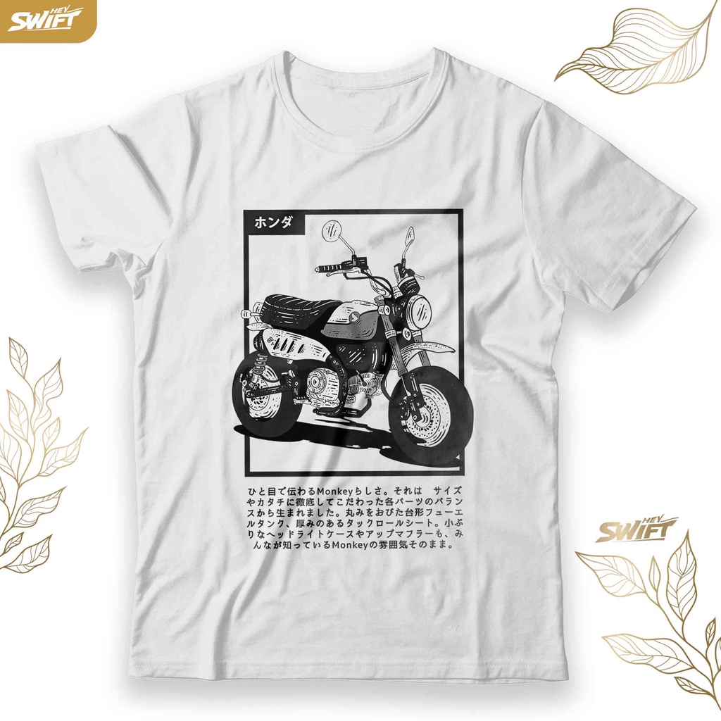 เสื้อยืด Honda Monkey japan DISTRO CLOTHING TSHIRT