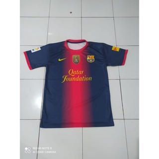 เสื้อกีฬาแขนสั้น ลายทีม Jersey BARCELONA 2012