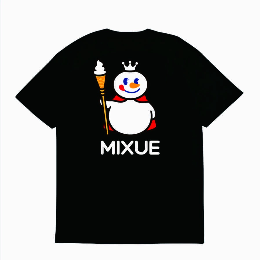 Aerodistro - เสื้อยืดไอศกรีม Mixue/เสื้อยืดผสมสําหรับผู้ใหญ่