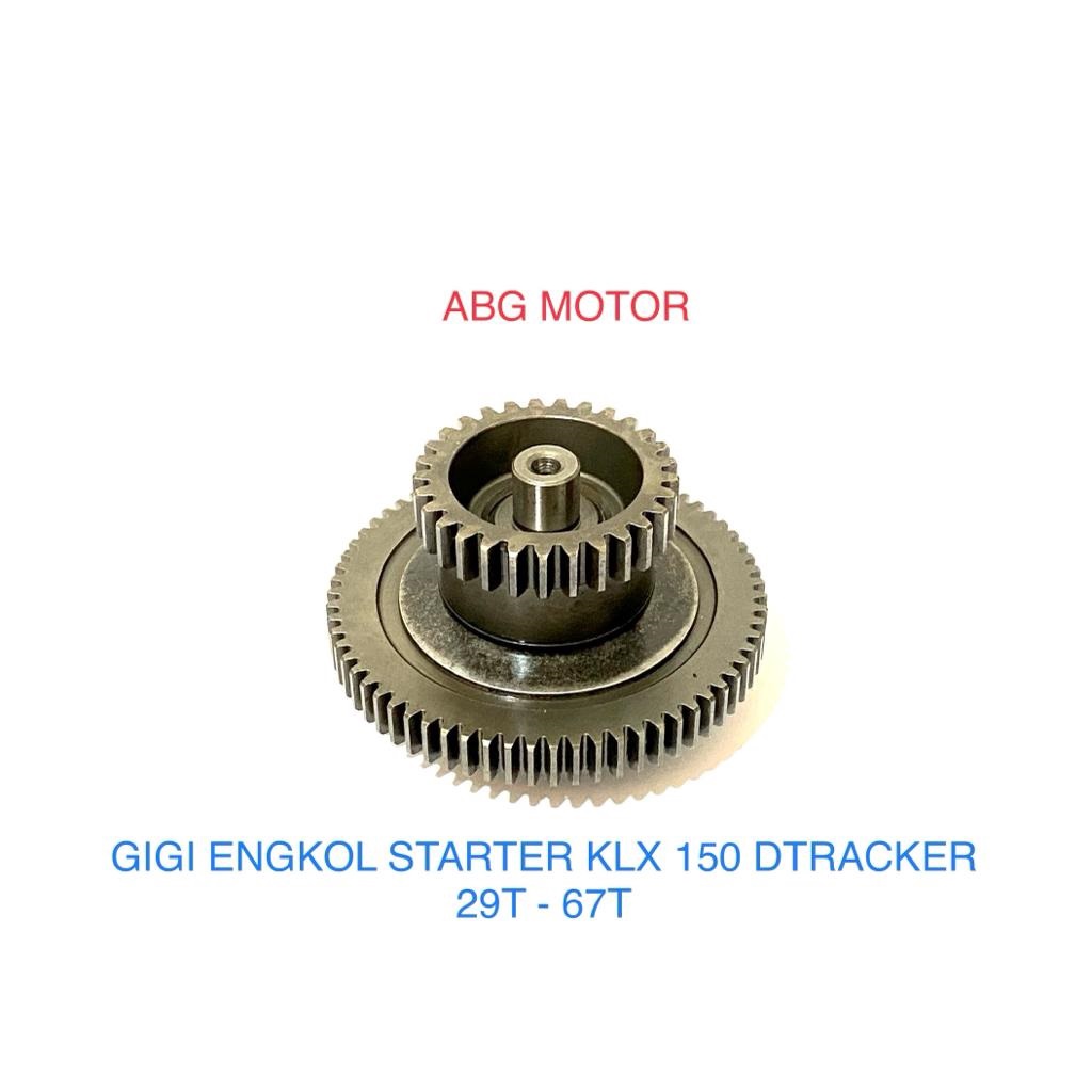 เกียร์สตาร์ทเกียร์ CRANK SLAHAN KLX 150 DTRACKER 29T-67T SUPER QUALITY