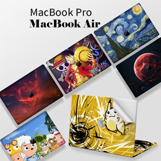 ฟิล์มกันรอยด้านหลัง แบบบางพิเศษ ลายท้องฟ้ากลางคืน สําหรับ Apple MacBook Pro M2 MacBook Air M1