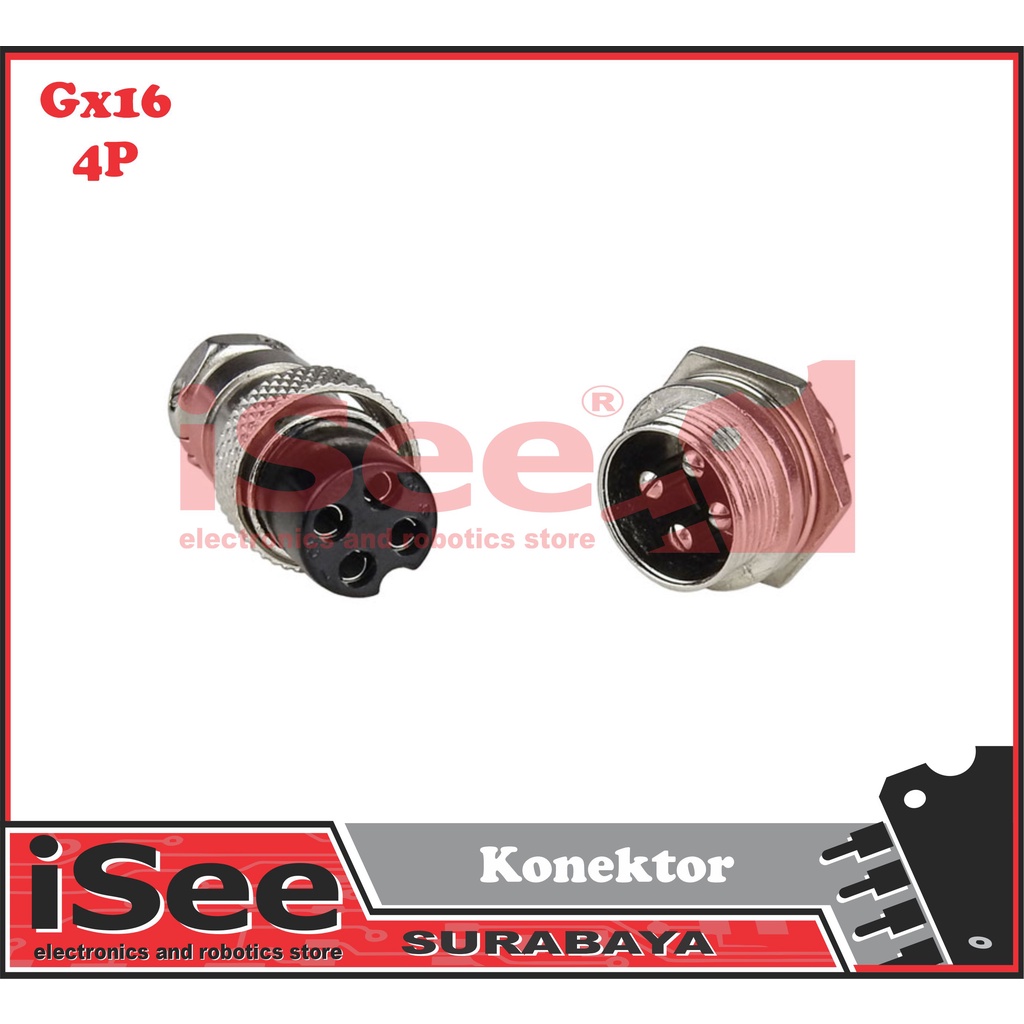 GX16 4p ปลั๊กซ็อกเก็ตการบิน GX-16 16 มม.ขั้วต่อแจ็ค 4 p pin ซ็อกเก็ต