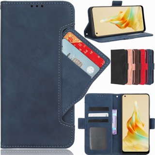 OPPO Reno 8T Reno8T Casing Luxury Case Card Portable Leather Wallet Shell Book Cover