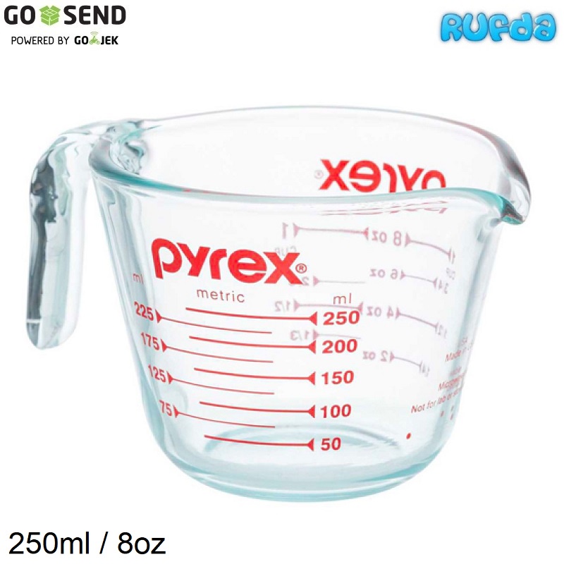 ถ้วยตวง Pyrex 8oz ถ้วยตวง 250ml ถ้วยตวงแก้ว