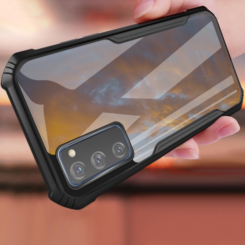 SAMSUNG [คลังสินค้าพร้อม] AcrylicTransparentปลอกกันกระแทกสําหรับSamsung S20Fe/S20 Lite S20 U1tra S20