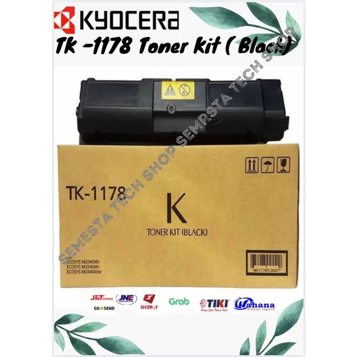 Kyocera Toner kit สีดํา TK-1178