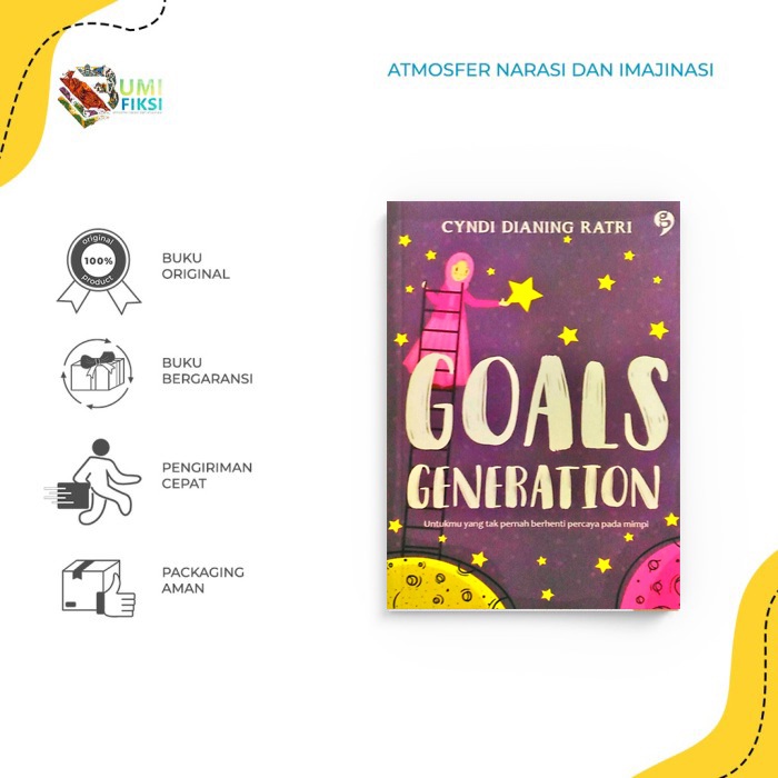 หนังสือนิยาย - Goals Generation - Cyndi Dialing Ratri - Gagas Media - Bumifiksi