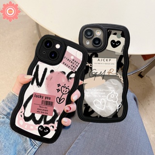 เคสโทรศัพท์มือถือ TPU แบบนิ่ม ลายการ์ตูนหัวใจ กราฟฟิติ Comme des Garcons สําหรับ iPhone 11 12 14 13 Pro MAX XR 7 8 Plus 6 6s Plus 14 Plus X XS MAX SE