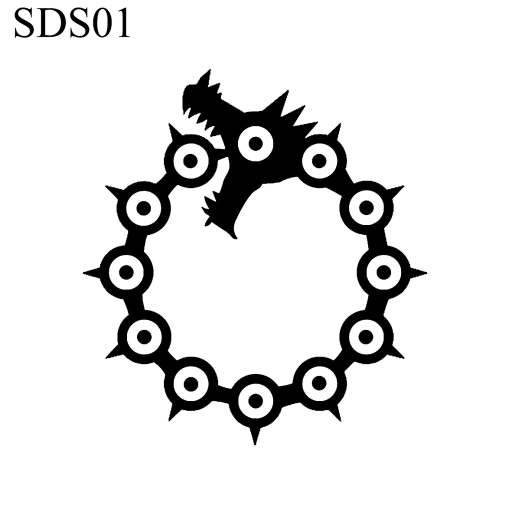 รอยสักชั่วคราว TEMPO - SEVEN DEADLY SINS