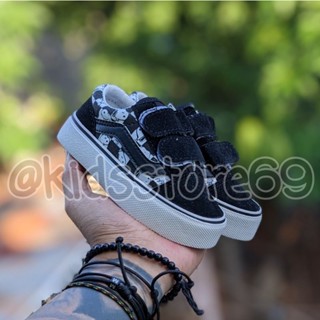 Vans oldskol รองเท้าเด็ก มีกาวในตัว