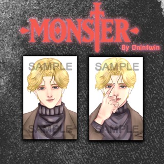 โฟโต้การ์ด อนิเมะ มังงะ Monster Johan Liebert โดย onintwin