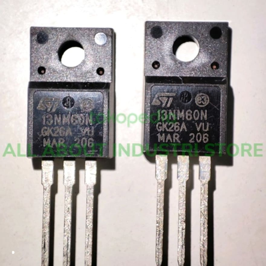 ต้นฉบับ MOSFET ทรานซิสเตอร์ STF13NM60N 13NM60N 13N60 13A 600V เดิม