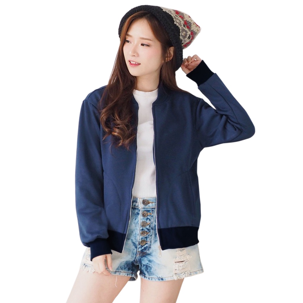 สีชมพู - NAVY Bomber Jacket / NAVY Bomber Jacket