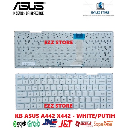 ASUS A442 A442U A442UF A442UQ A442UR X442UA X442UQ X442UR สีขาวพร้อมคีย์บอร์ดกรอบ