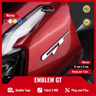 Mio GT LINE EMBLEM สติกเกอร์โลโก้นูน 3D สําหรับติดตกแต่งรถจักรยานยนต์ รถยนต์ 3D