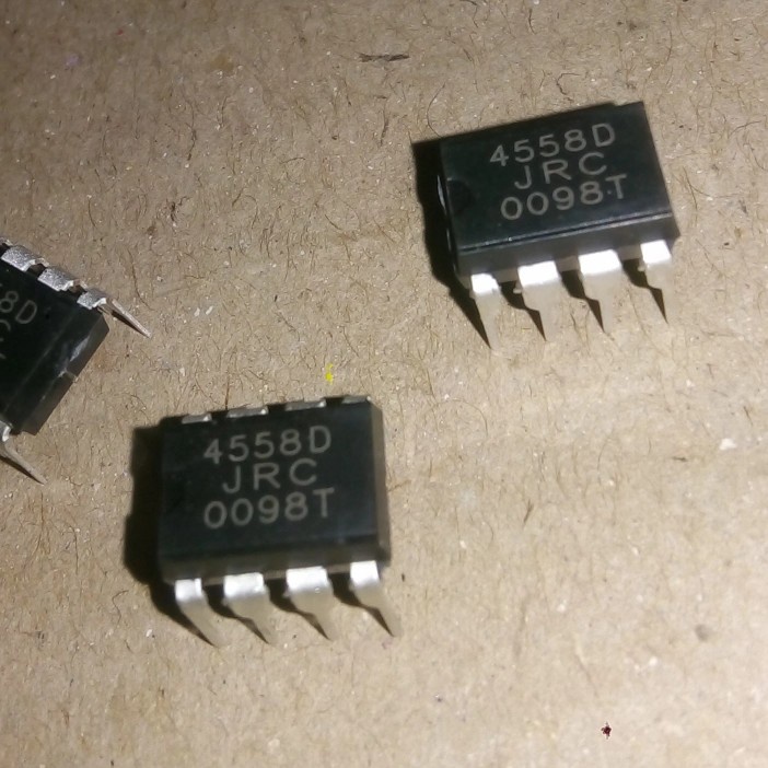 Ic JRC4558 JRC 4558 Dual Op Amp DIP 8