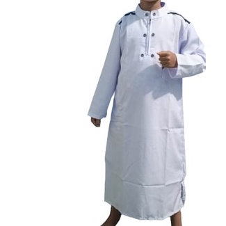 Gamis Dress/Gown for Boys 1 ถึง 14 ปี - สีขาว คุณภาพ 1 ปี Z7H6
