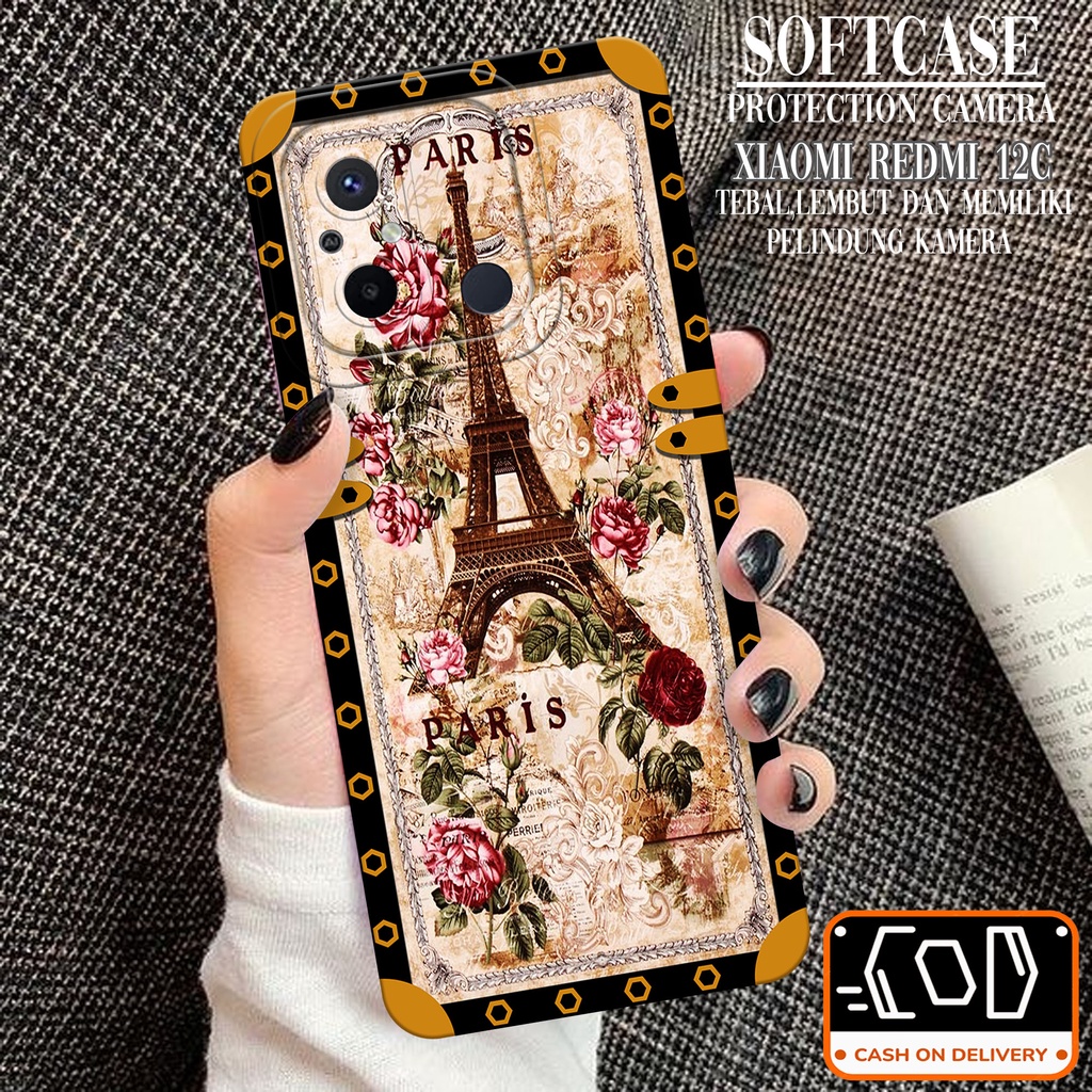 HP ล่าสุด Xiaomi Redmi 12C Softcase - เคส Xiaomi Redmi 12C ล่าสุด - เคส Pro Camera Softcase - Xiaomi