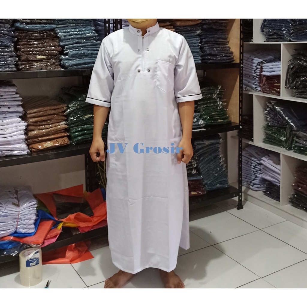 ผู้ชาย MUSLIM GAMIS ROBES / PRAYER GAMIS ROBES / ผู้ใหญ่ผู้ชาย GAMIS / SHORT SLEEVED GAMIS / GAMIS A