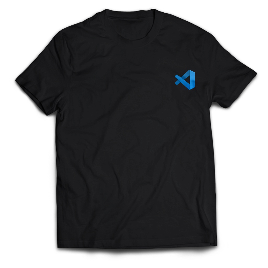 Coding VS CODE LOGO Programmer Men & 39;s เสื้อยืดผู้ใหญ่ Unisex Tops PakeKaos