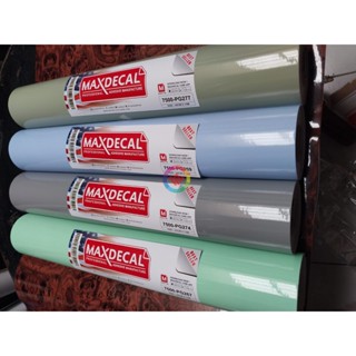 Maxdecal 7500 ม้วนไวนิล สีพาสเทล ขนาด 45 ซม. x 15 ม.