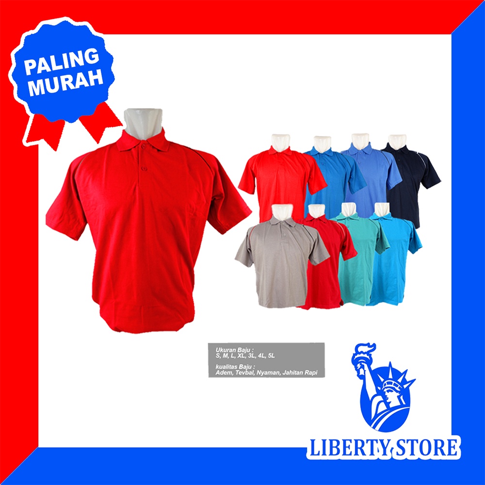KATUN ADS Cotton LIBERTY 15 เสื้อยืดแขนสั้นกีฬาคอปก