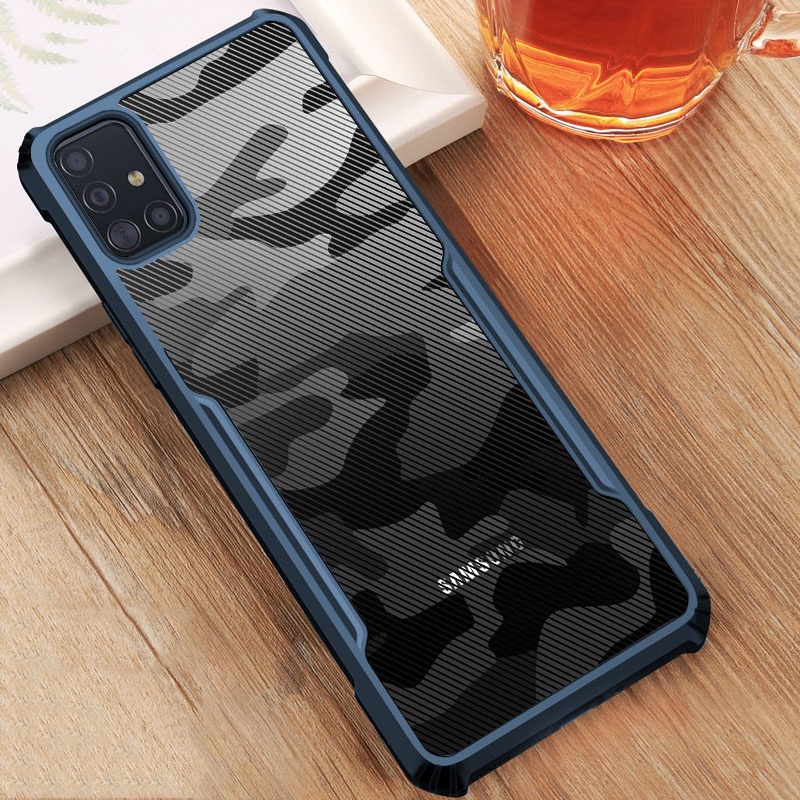 [พร้อมส่ง] เคสโทรศัพท์อะคริลิคแข็ง กันกระแทก ลายพราง แฟชั่น สําหรับ Samsung Galaxy A71 A51 A41 A31 A11 A10 A50 A50S A30 A20 A20S A21S 4G 5G