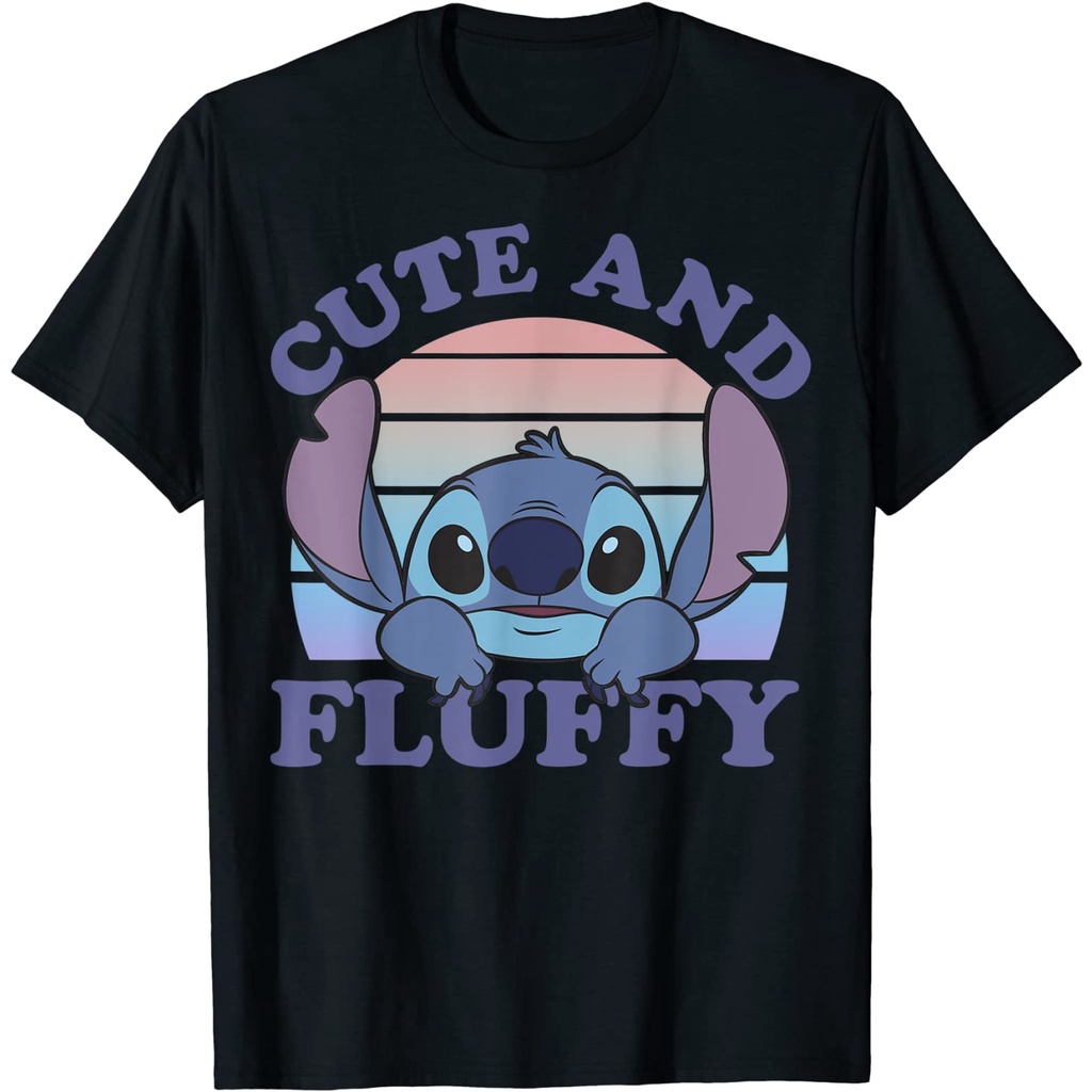 ดิสนีย์ ใช้ & เสื้อยืด Stitch 626 Stitch Day Cute And Fluffy Portrait