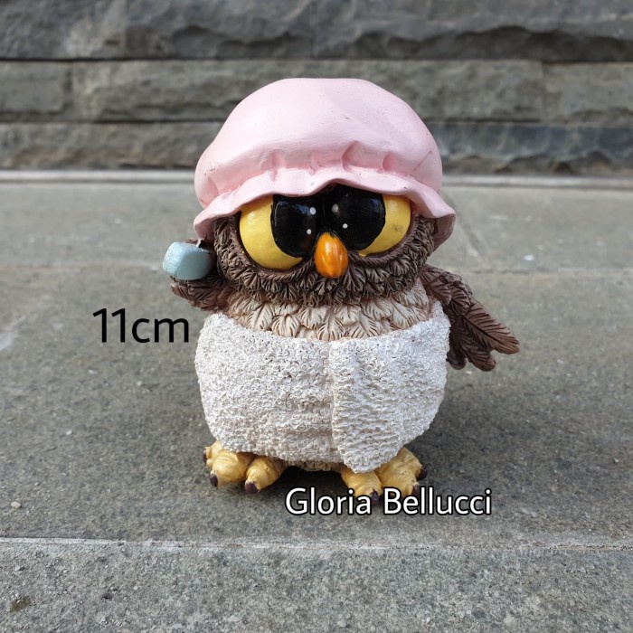 CUTE OWL DISPLAY STATUE