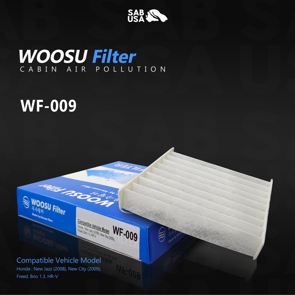 WOOSU Premium AC Filter Honda Jazz RS HRV CRZ WRV BRV Brio Freed City