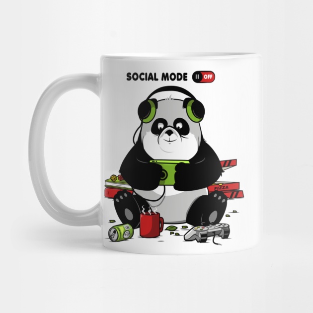 แก้ว Geek แพนด้าน่ารัก