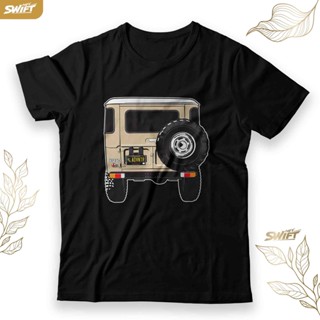 เสื้อยืด พิมพ์ลาย toyota FJ40 FJ40 land cruiser ด้านหลัง BAJU DISTRO