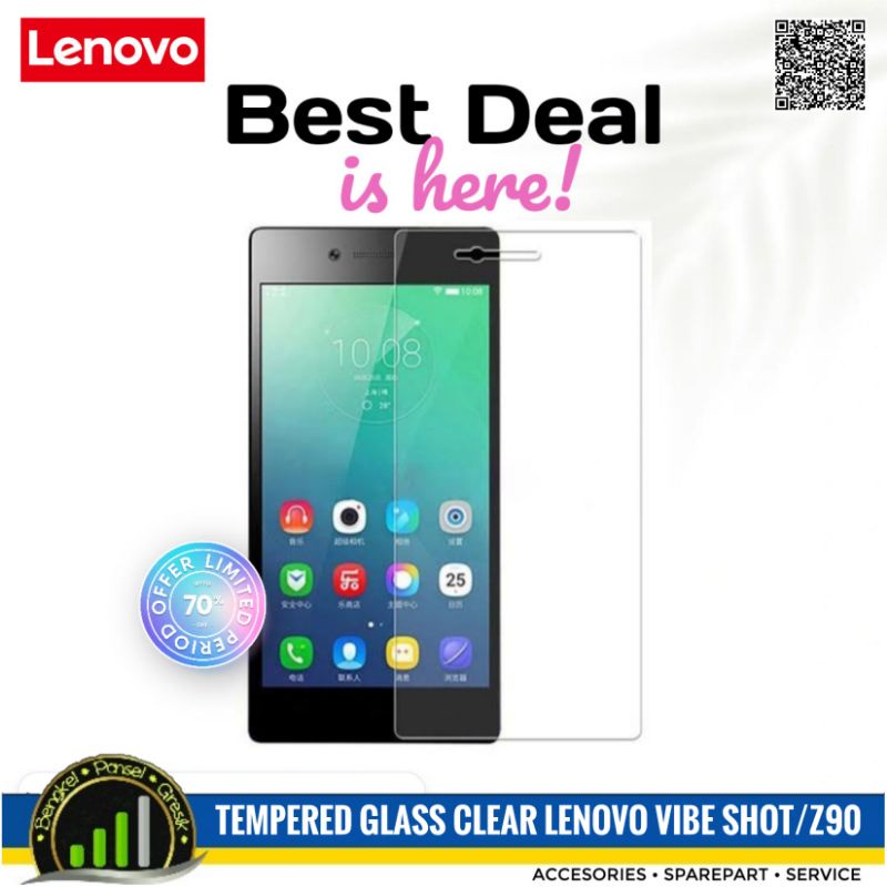 กระจกนิรภัยใสสําหรับ Lenovo Vibe Shot Z90
