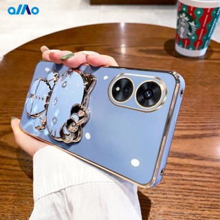 เคสโทรศัพท์มือถือ ลายคิตตี้ พร้อมขาตั้ง สําหรับ Oppo A98 5G Reno8 T 4G 5G A78 5G Reno8 T 4G 5G A17K A17 A77s A77 5G A57