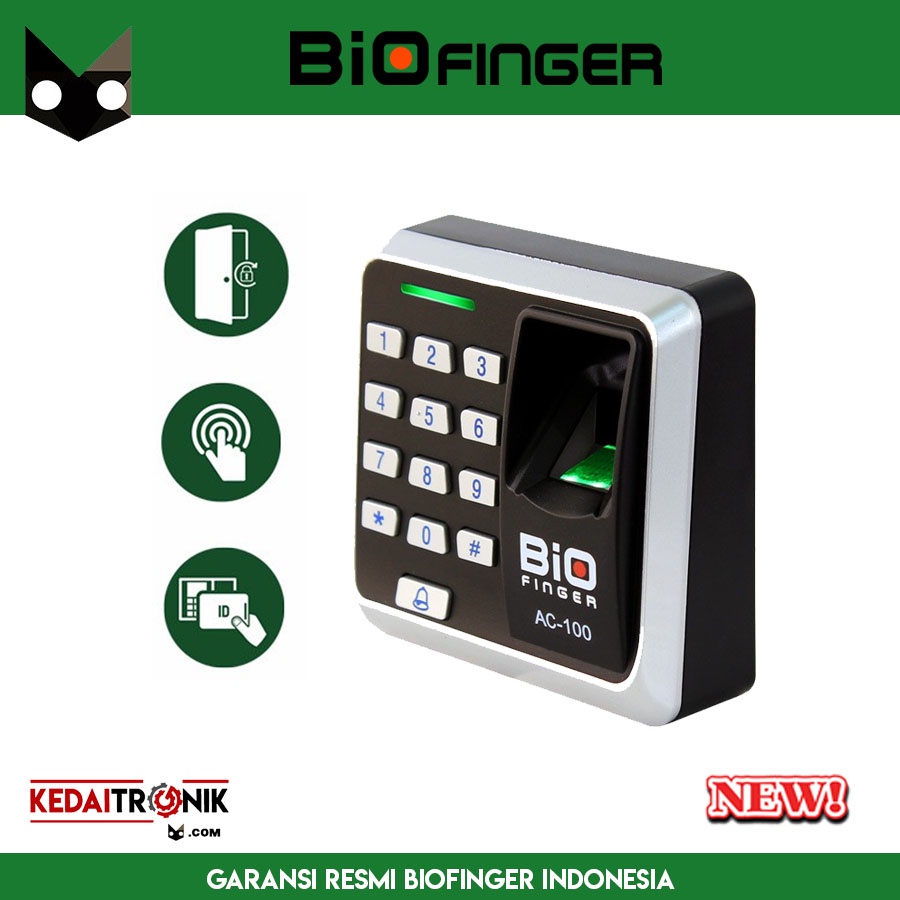 ใหม่ BioFinger AC-100 Bio Finger AC100 เครื่องควบคุมการเข้าประตู