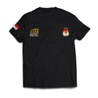 เสื้อยืดแขนยาว พิมพ์ลาย KPU TURN BACK Election 2024 สําหรับผู้ชาย และผู้หญิง