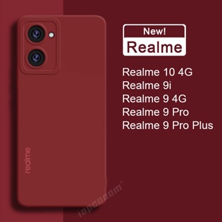 ใหม่ เคสโทรศัพท์มือถือ ซิลิโคนนิ่ม ผิวด้าน สีแคนดี้ แฟชั่น สําหรับ OPPO Realme 9i 4G 10 Pro Plus 5G