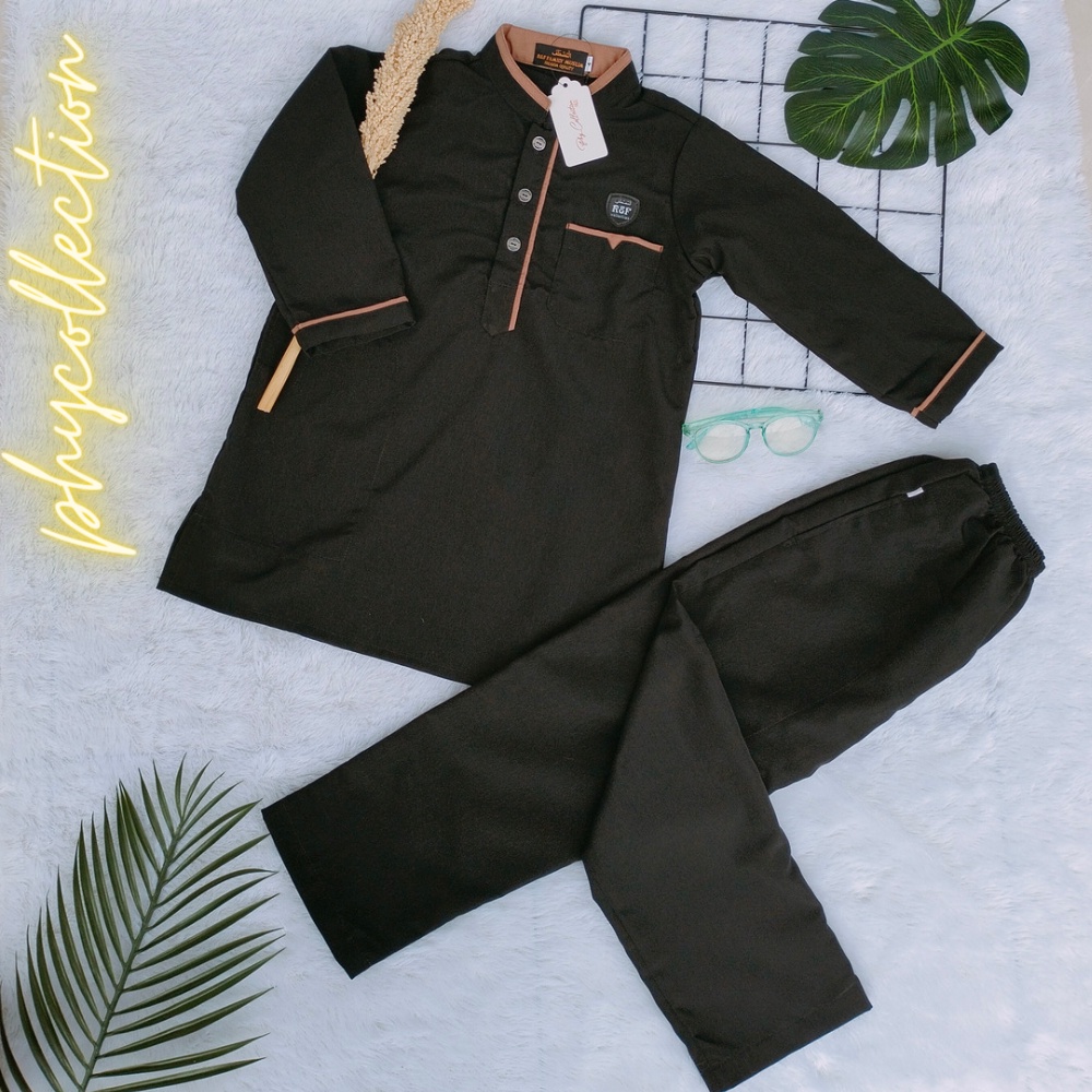 [AR-ROHMAN Kids] ชุด koko สําหรับเด็กผู้ชาย/โบนัสเด็กชาย KNIT PECI อายุ 4-12 ปี