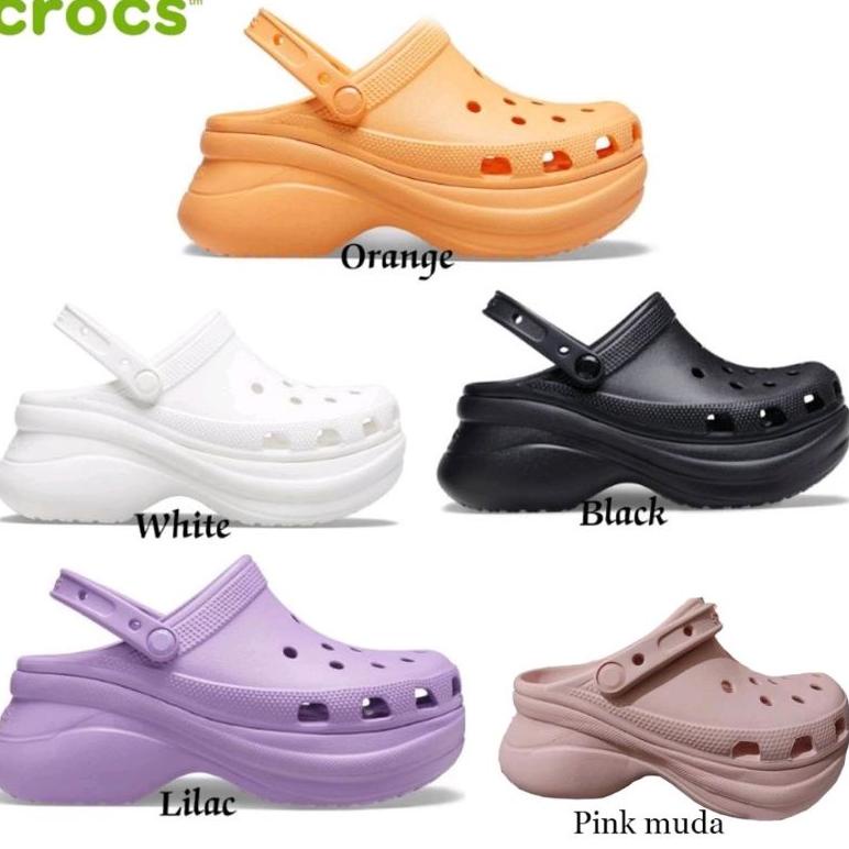 Crocs Classic Bae clog / รองเท้าแตะผู้หญิง Crocs Classic Bae clog / แพลตฟอร์ม Crocs clog Bae