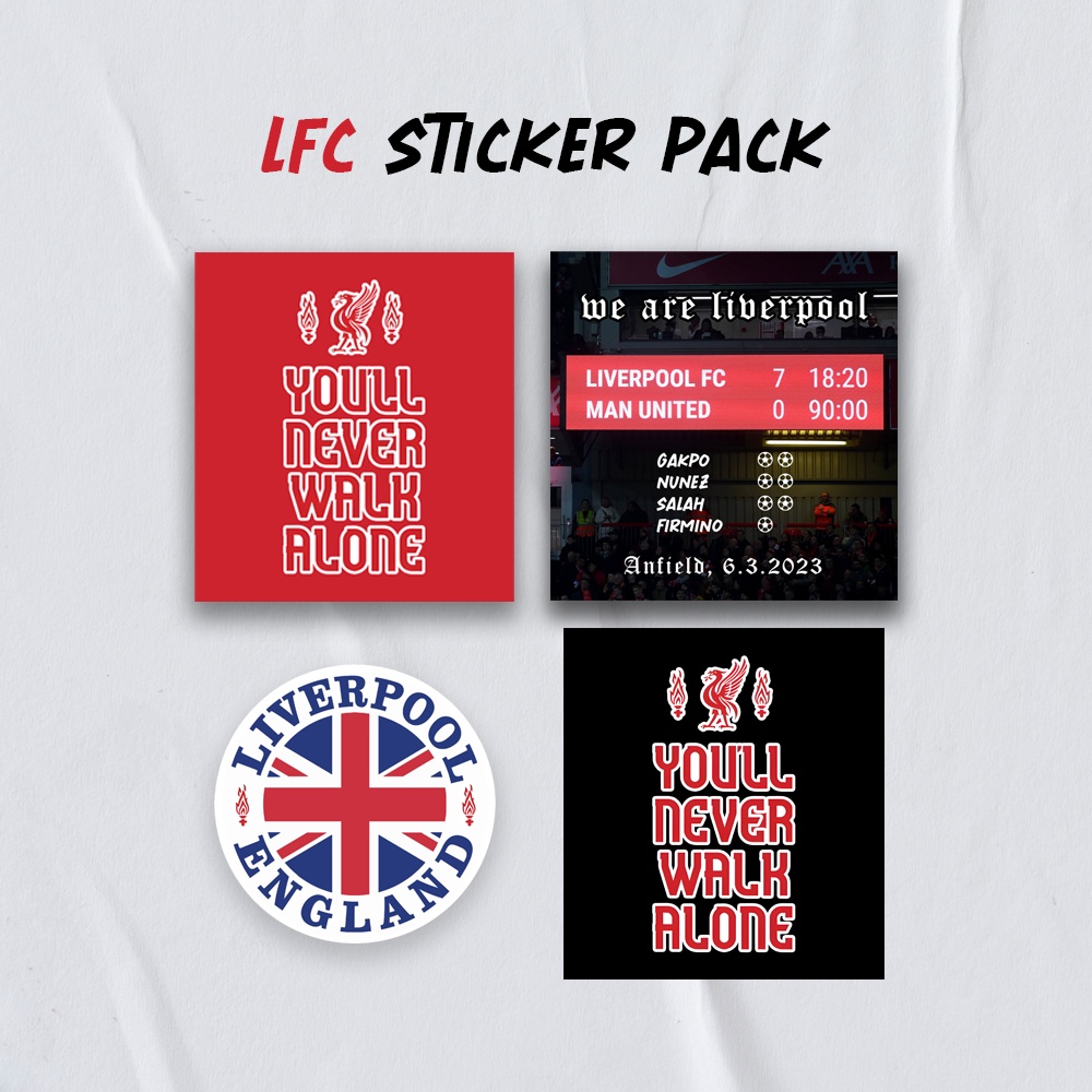 ชุดสติ๊กเกอร์ลิเวอร์พูล FC YNWA