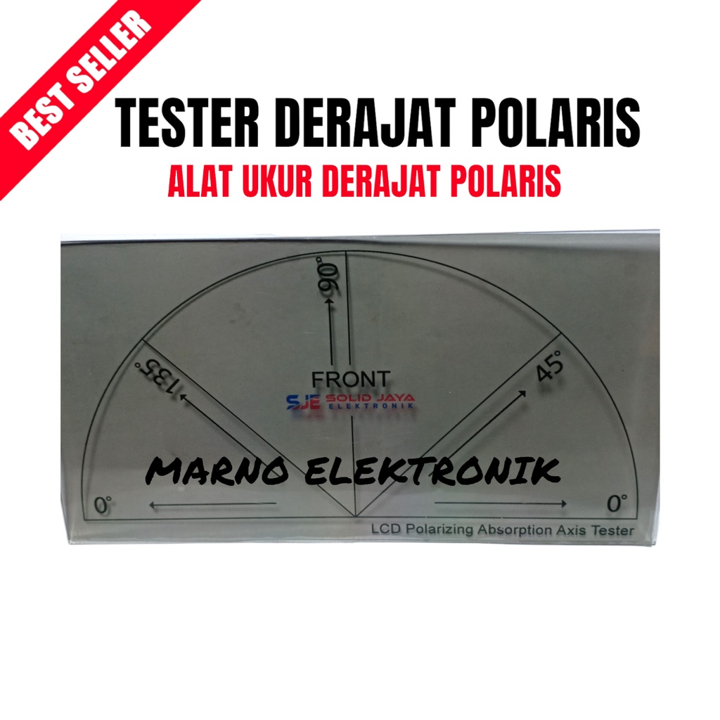 POLARIS TESTER TEST MEASURING TOOL LCD LED DEGREE POLARZER