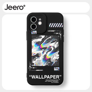 Jeero เคสไอโฟน เคสซิลิโคนนุ่มกันกระแทกน่ารักตลก เคสโทรศัพท์ Compatible for iPhone 14 13 12 11 Pro Max SE 2020 X XR XS 8 7 6 6S Plus พลัส HFF2666