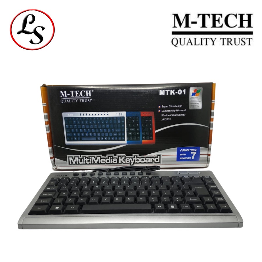 M-TECH KEYBOARD MINI มัลติมีเดีย MTK-01 / Mtech MTK 01 USB