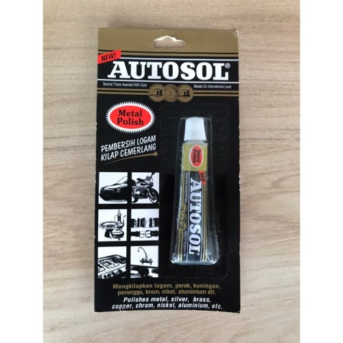 Autosol Metal Polish 15Gr น้ํายาทําความสะอาดขัดเงาเหล็กโลหะอเนกประสงค์