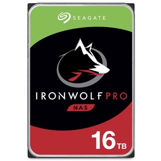 Seagate ฮาร์ดไดรฟ์ภายใน IronWolf Pro 16TB NAS Drive 7200RPM 256MB Cache SATA 3.5 นิ้ว ST16000NE000