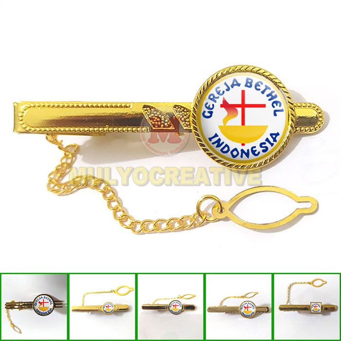 GBI Tie Clip - Spiritual Tie Bar Clip ทุกรุ่น - Bethel อินโดนีเซียคริสตจักร Tie Clip