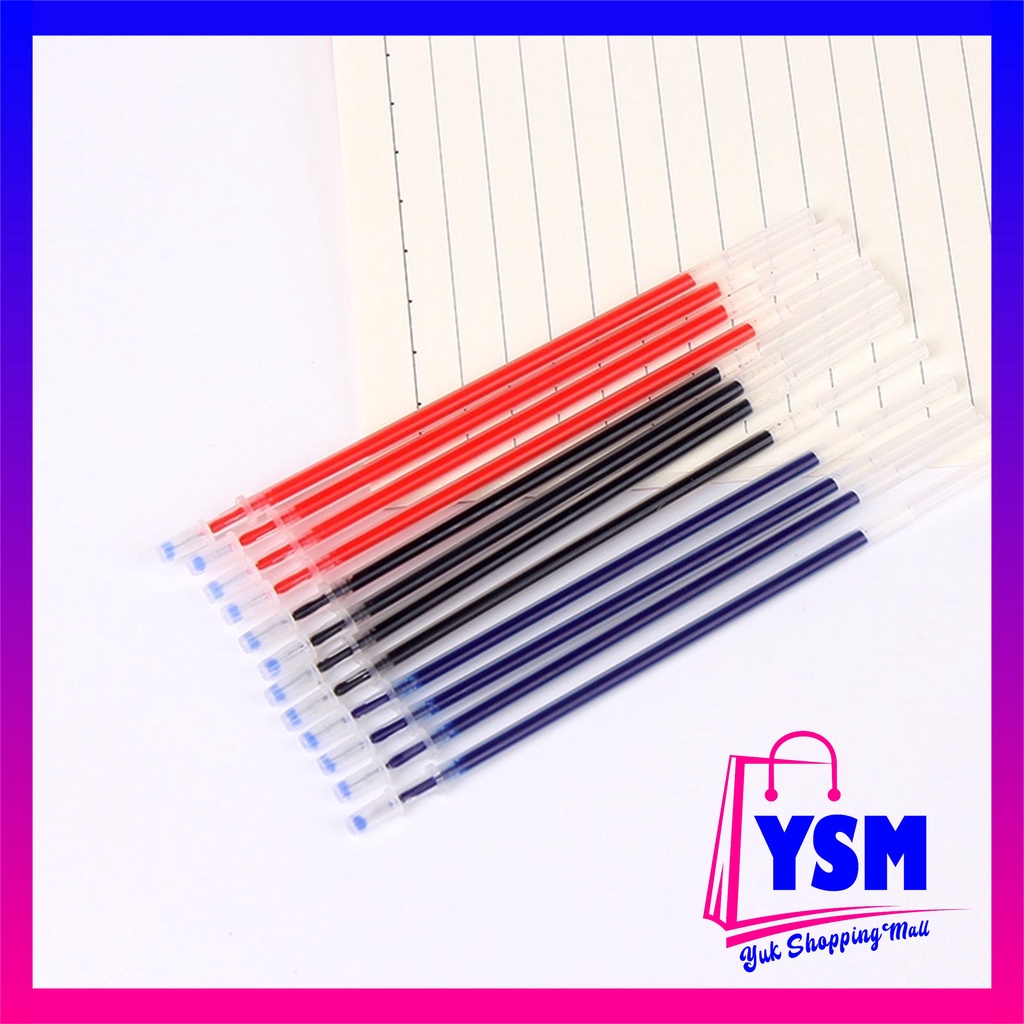 MERAH YSM Refill Gel Pen Ink Liquid Pen Ink Refill 0.5mm Blue Black Red Pen Ink Gel Pen Refill