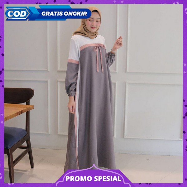 Gsmis ผู้หญิง Syar Ii เกมเชิญพรีเมี่ยมล่าสุดผู้หญิงอินเทรนด์ Muslimah ชุด Gsmis Siari รุ่นธรรมดา Ele