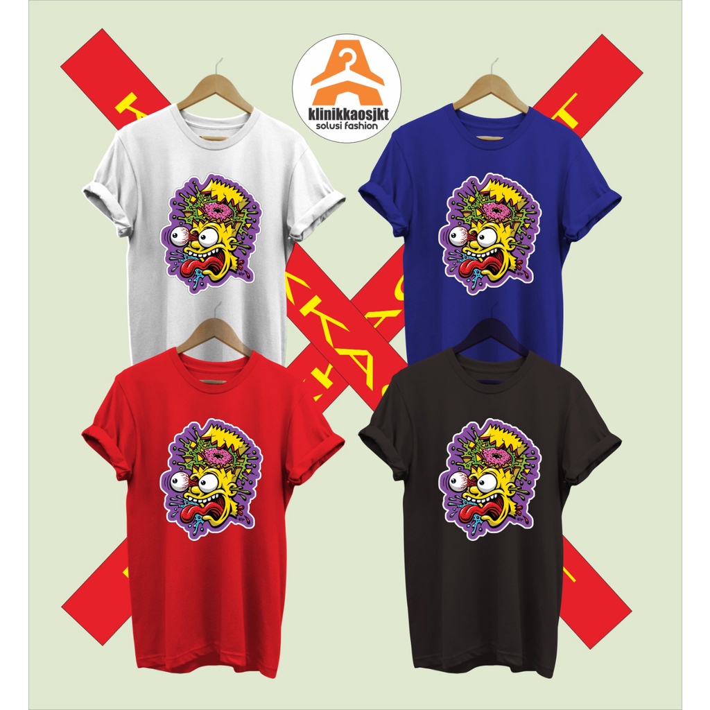 เสื้อยืด THE SIMPSONS CARTOON - THE SIMPSONS CHIBI TSHIRT TYPE 1